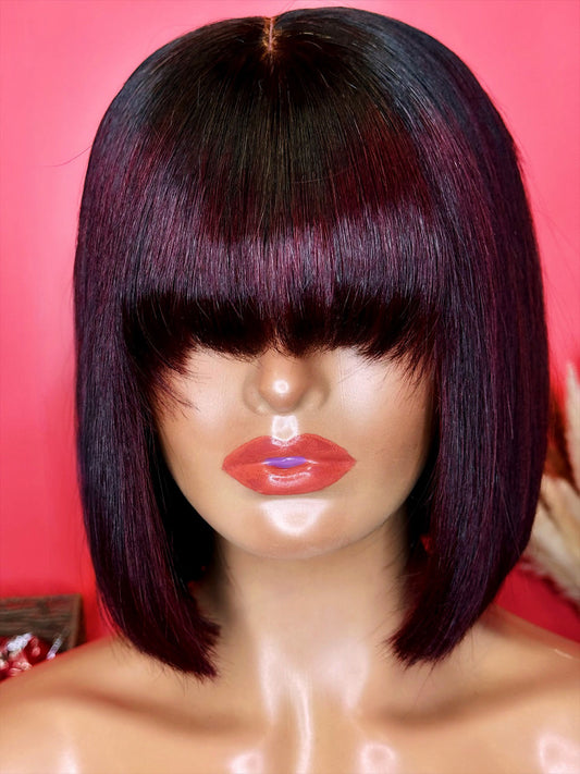 10” Ombré Burgundy