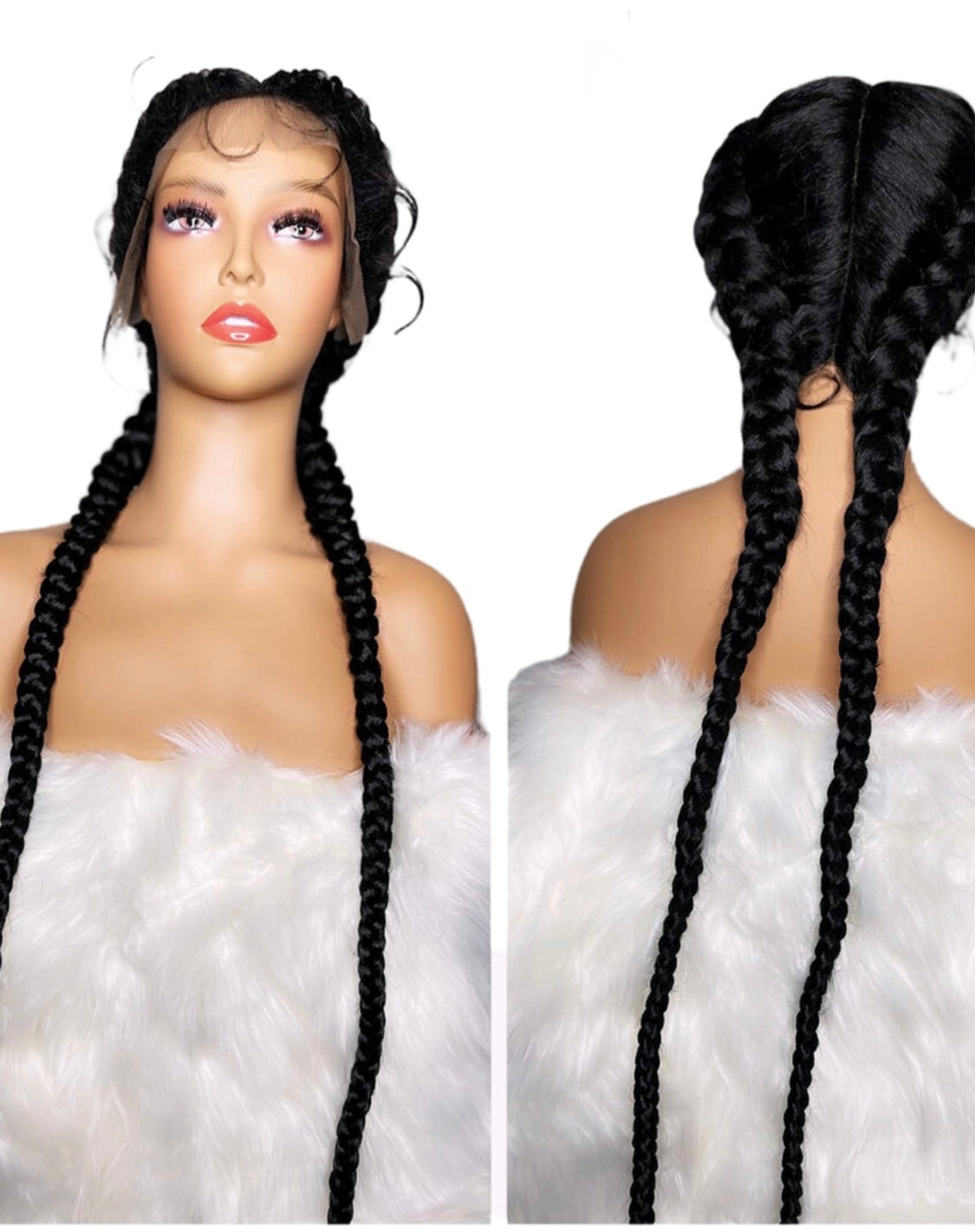 BRAIDED WIG | CORN ROWS