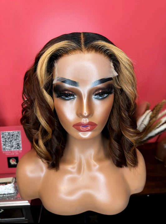 12” INCHES BLONDE TIP BROWNIE