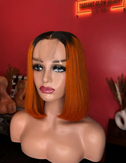 10” OMBRE ORANGE BOB