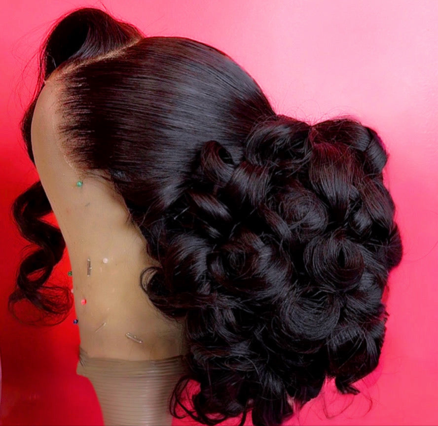 BUN CURL UPDO